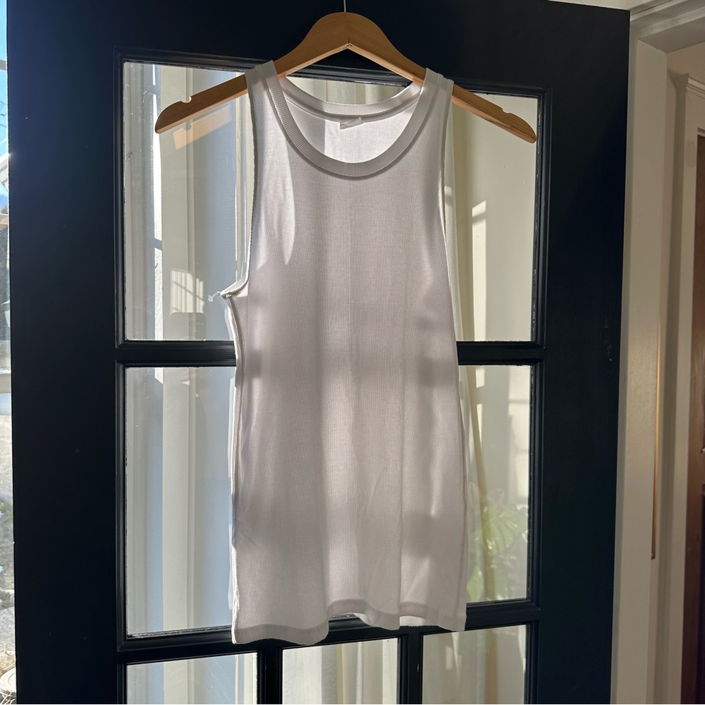 WILFRED. GO TO Tank. NWT. Classic White Tank Top